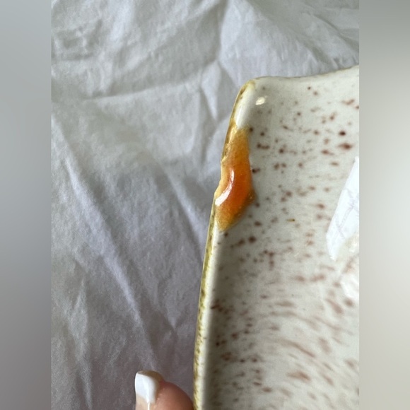 Red Wing Pottery Pepe Divided Serving Dish | Vegetable Tray Vintage - Picture 8 of 8